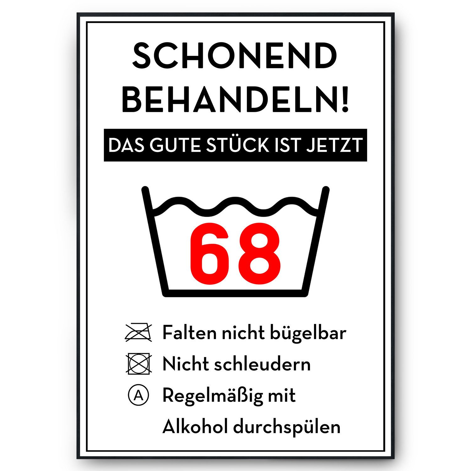 Tigerlino Poster Geburtstag Geschenk Urkunde Lustig günstig online kaufen