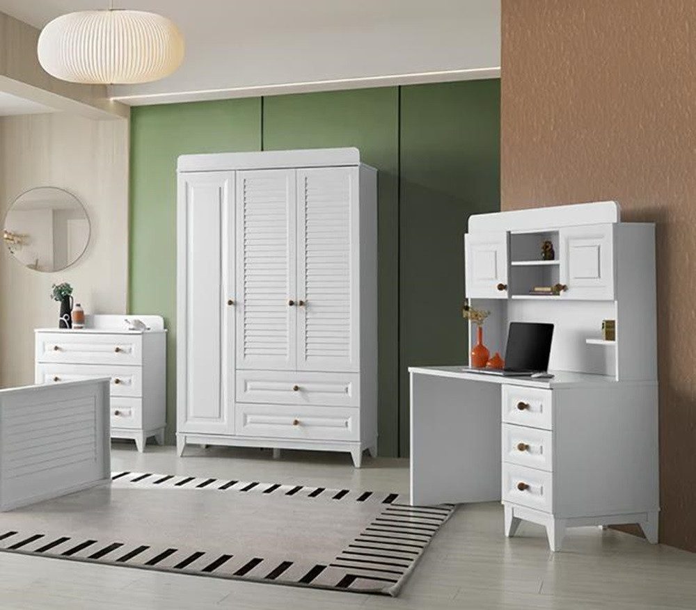 Jugendzimmer-Set Möbel-Set für Kinderzimmer mit Kleiderschrank und Kommode
