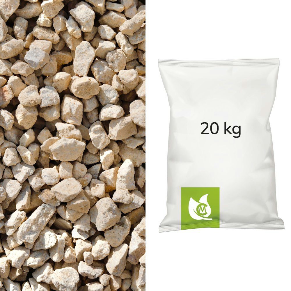 CM-Gartendesign Stein Vanilla Sun Splitt, (16/32mm, gelblich), 20kg