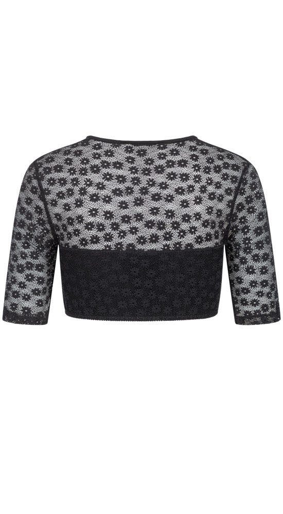 Nübler Dirndlbluse Dirndlbluse kurzarm Moni in Schwarz von Nübler günstig online kaufen