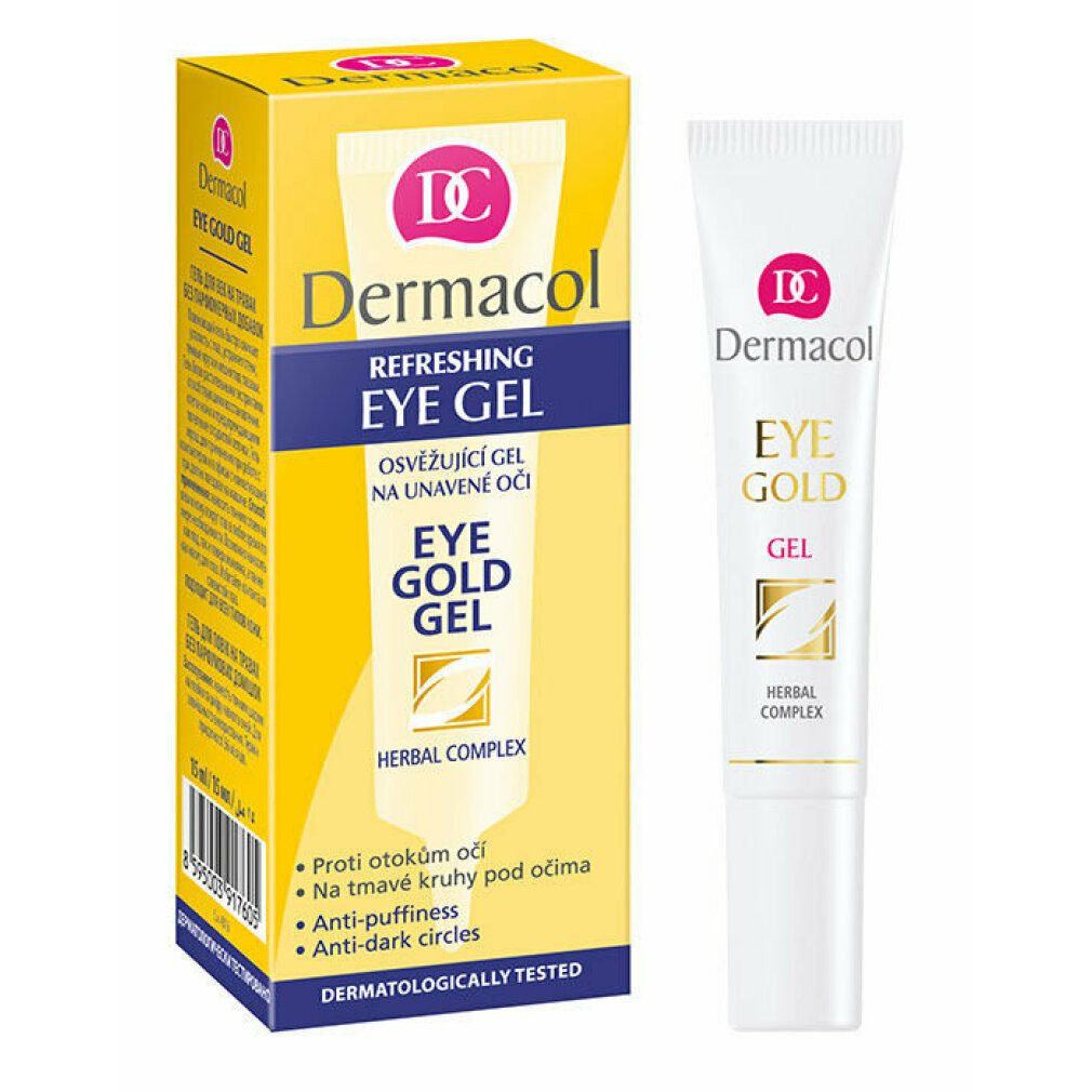 Augengel Gold Eye Gel gegen Schwellungen Müdigkeit und Ringe unter den Augen