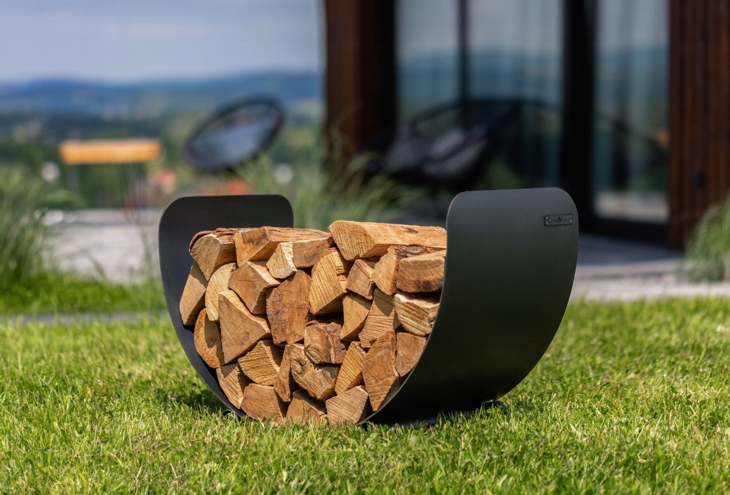 bene on fire Kaminholzkorb Kaminholzregal Ohio - 70 cm