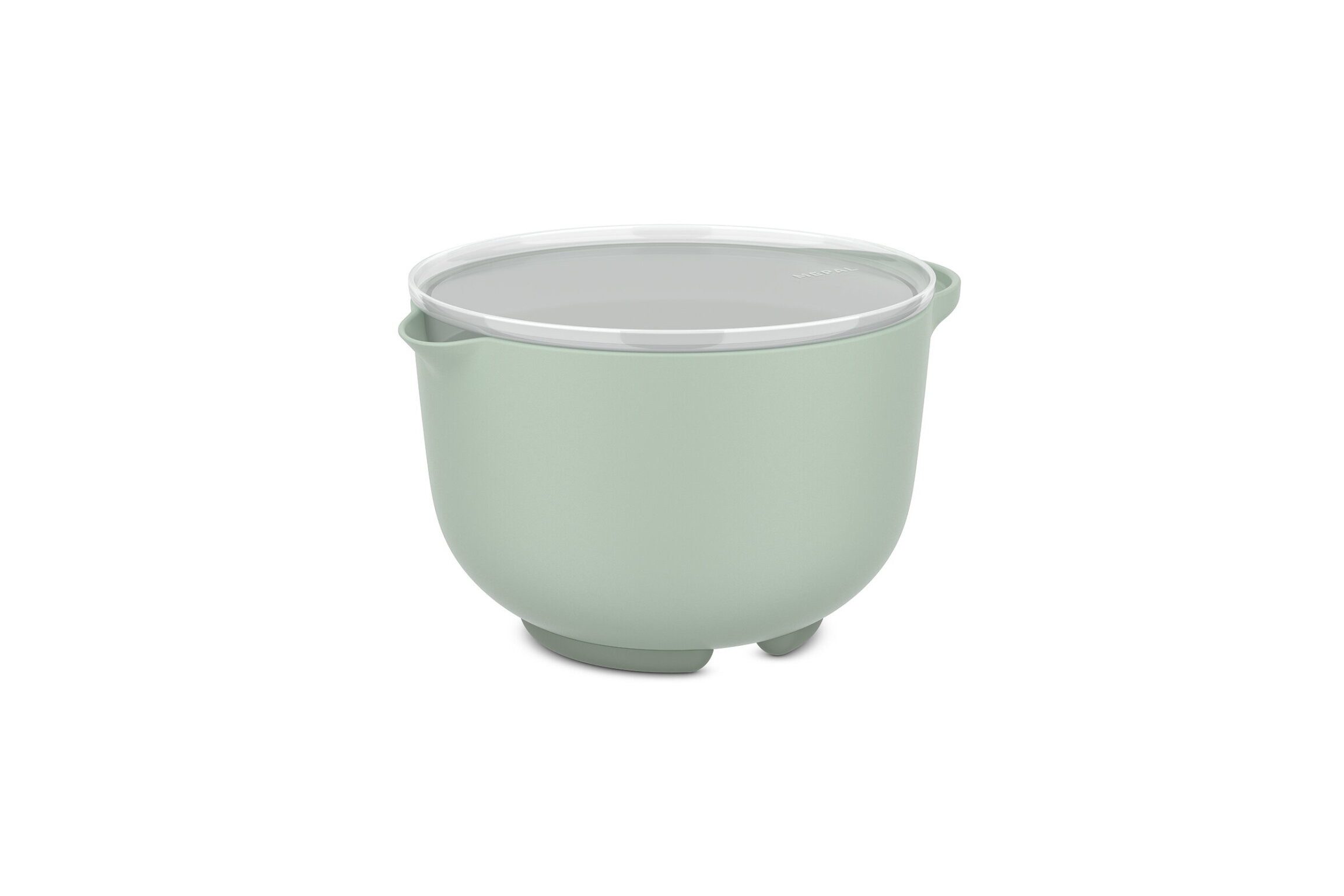 Mepal Ersatzscherkopf Mepal Rührschüssel Chef It 1500 ml mit Deckel Nordic sage