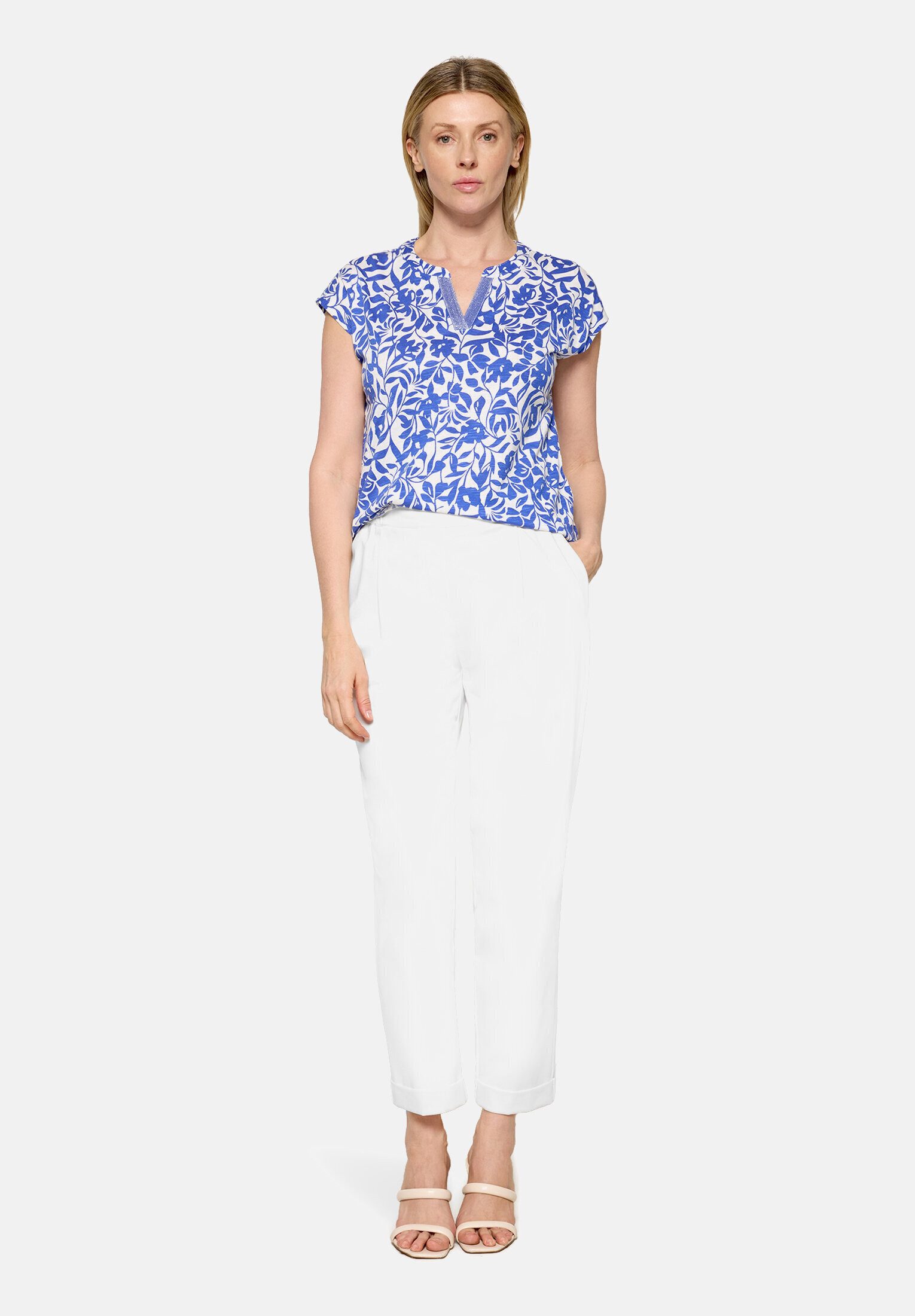 Betty Barclay Kurzarmshirt Damen mit Bluseneinsatz (1-tlg)