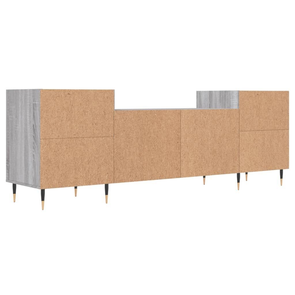 Holzwerkstoff Sonoma (1-St) Grau TV-Schrank 160x35x55 vidaXL cm TV-Schrank