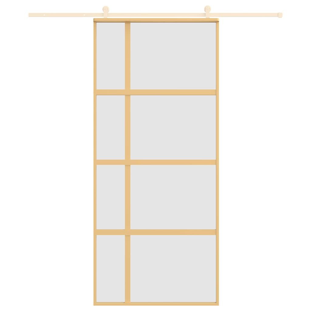 vidaXL Haustür Schiebetür Golden 90x205 cm günstig online kaufen