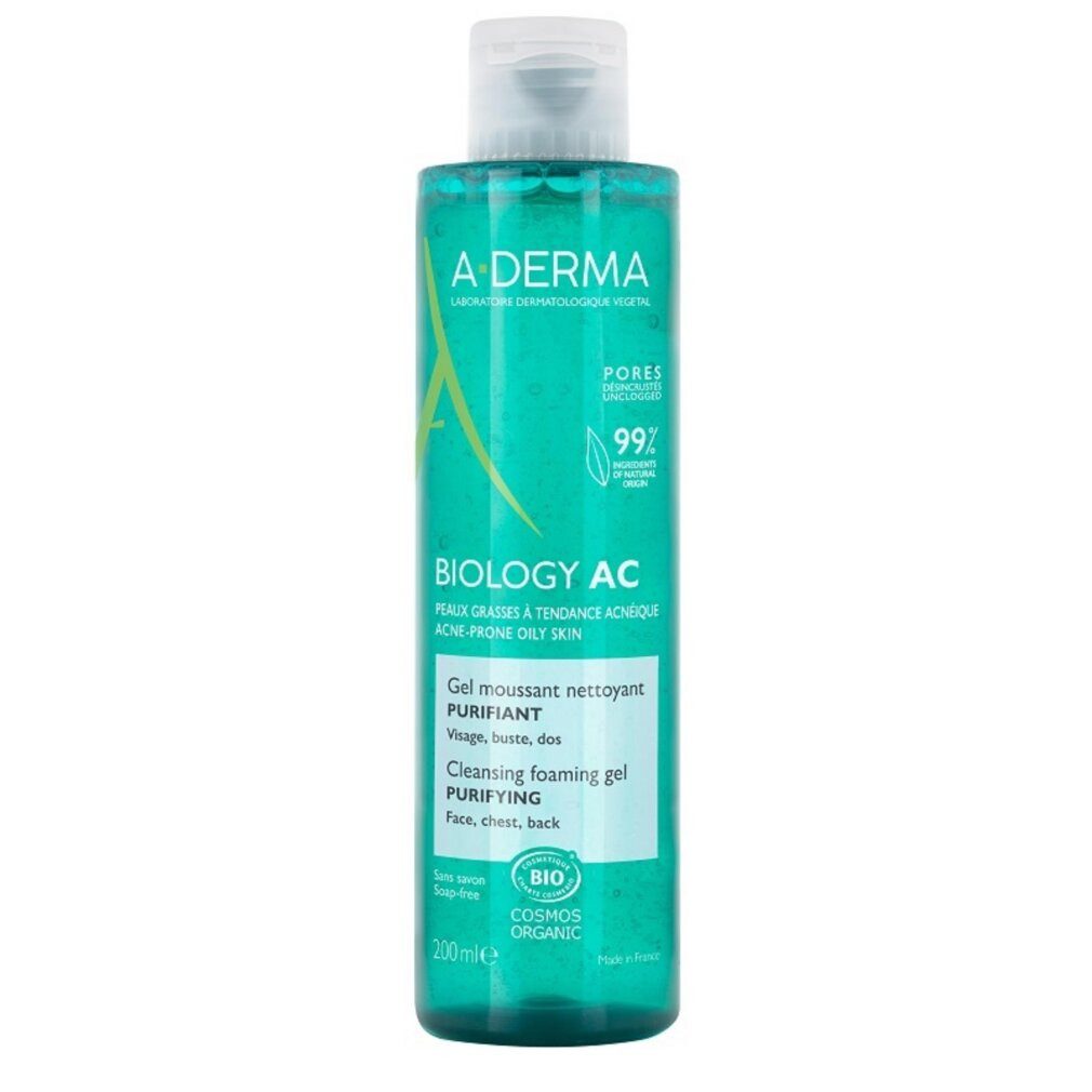 A-derma Körperpflegemittel Aderma Biologie Ac Ac Purifiant Nettoyant Moussant Gel 200 Ml
