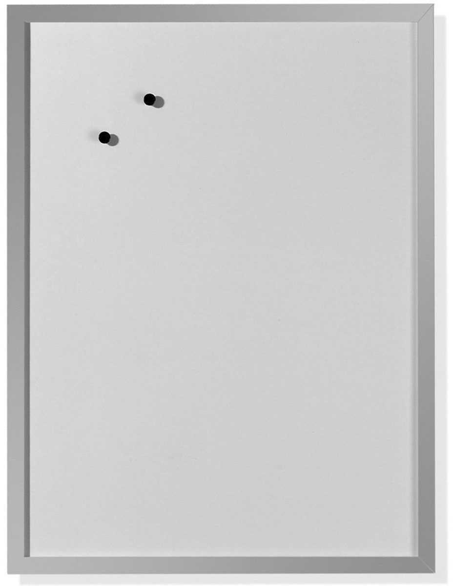 Herlitz Magnettafel Whiteboard 40x60cm beschriftbar Holzrahmen silber (6 Stück)