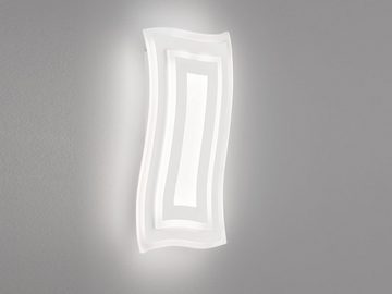 FISCHER & HONSEL LED Wandleuchte, dimmbar, LED fest integriert, Lichtfarbe Warmweiß-Tageslichtweiß einstellbar, 2er SET Tageslichtlampen flach für indirekte Wandbeleuchtung innen
