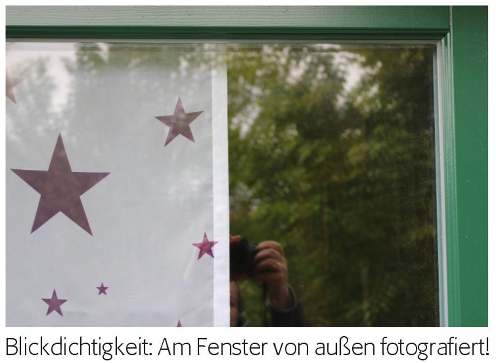 spitz edler Herbst", "Roter Scheibenhänger transparent, gardinen-for-life Scheibengardine