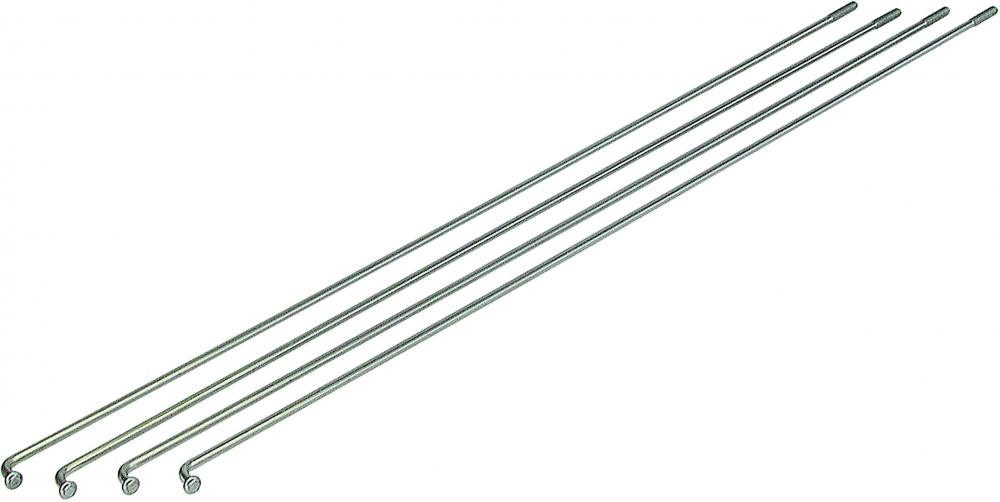 Exal Laufrad Exal SPEICHE 2MM,GLATT,SILB,294MM,100ST - 2 mm x 294 mm Speichen-Set f