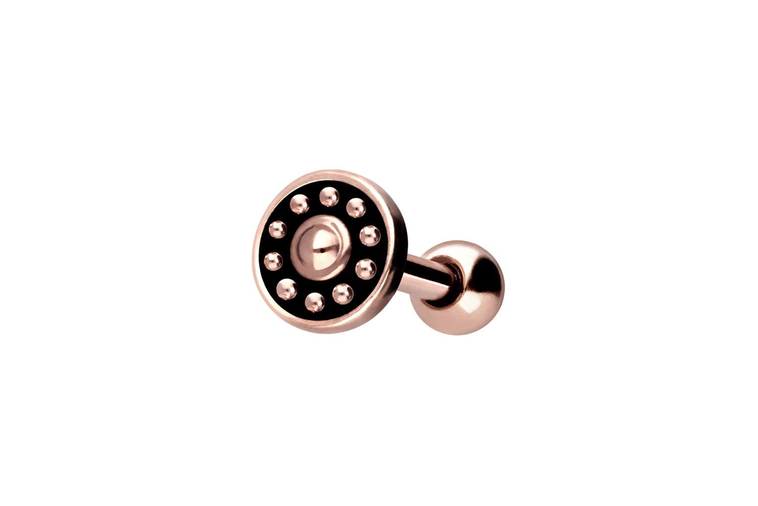 PIERCINGLINE Piercing-Set Chirurgenstahl Ohrpiercing RETRO-DESIGN (Mini-Barbells, 1-tlg)