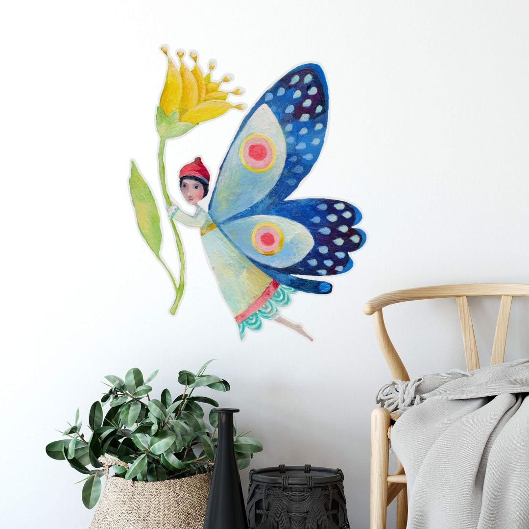 Wall-Art Wandtattoo (1 St) Märchenhaft Schmetterling