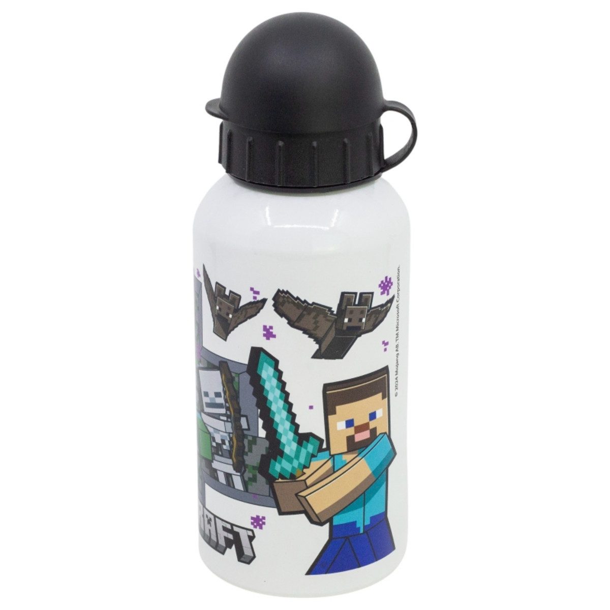 Storline Trinkflasche Minecraft 400 ml Aluminium Schule & Freizeit