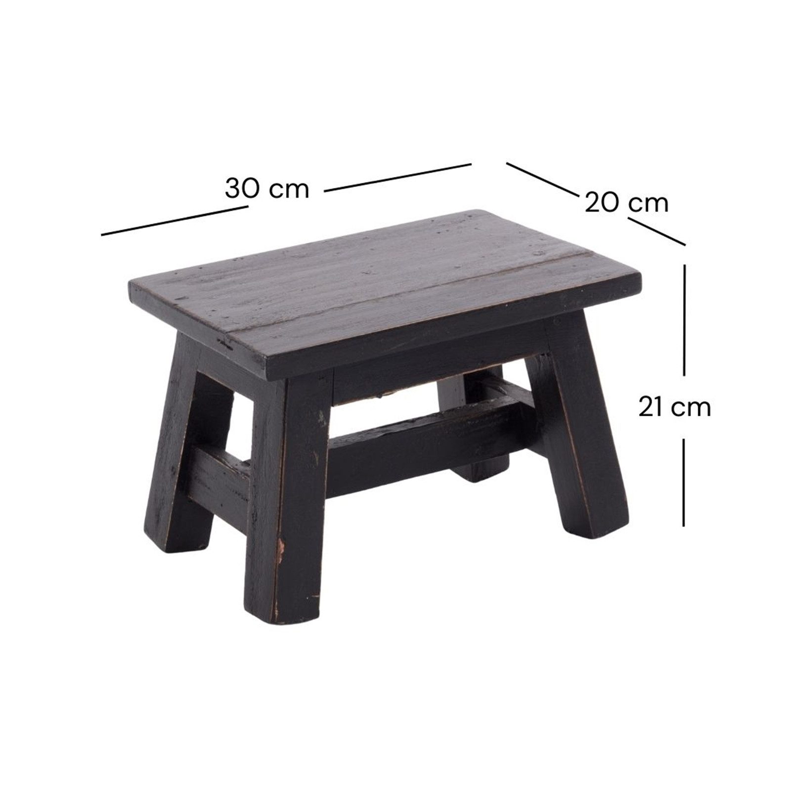 DESIGN DELIGHTS Hocker FUSSHOCKER Monte, 30x21cm(BxH), günstig online kaufen