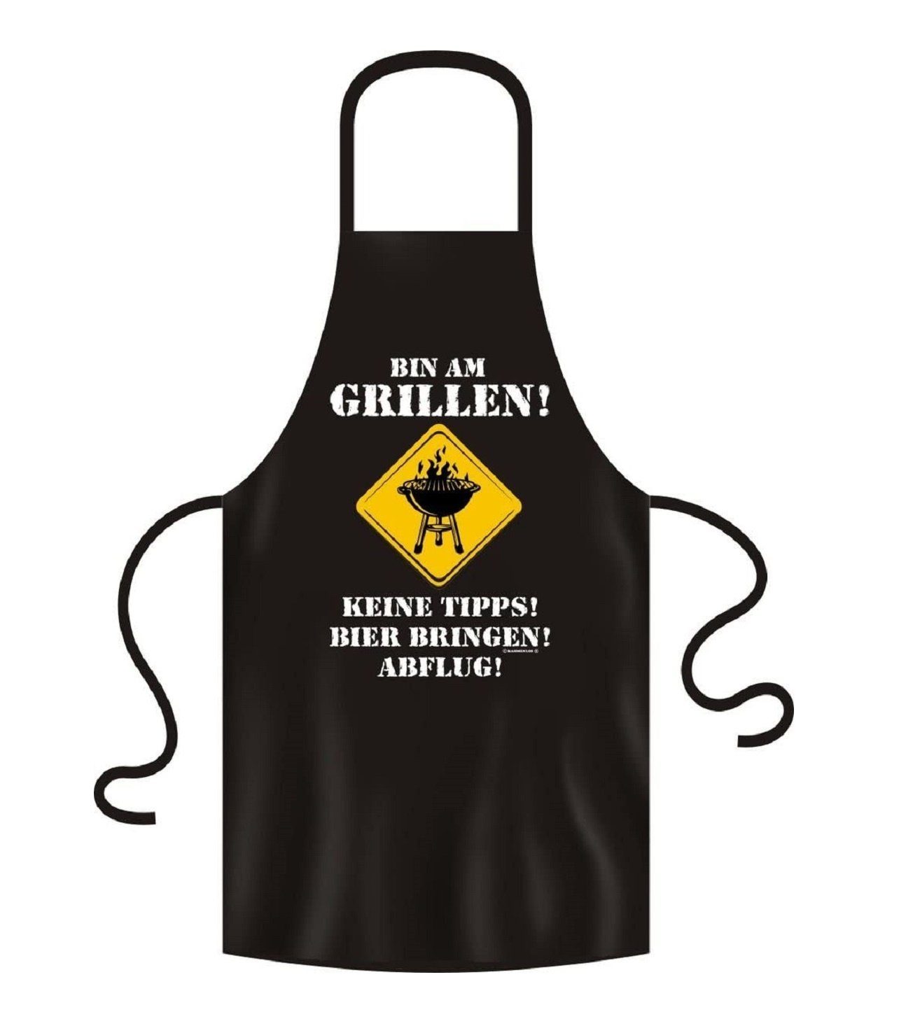 RAHMENLOS® Grillschürze Grillschürze "Bin am Grillen! günstig online kaufen