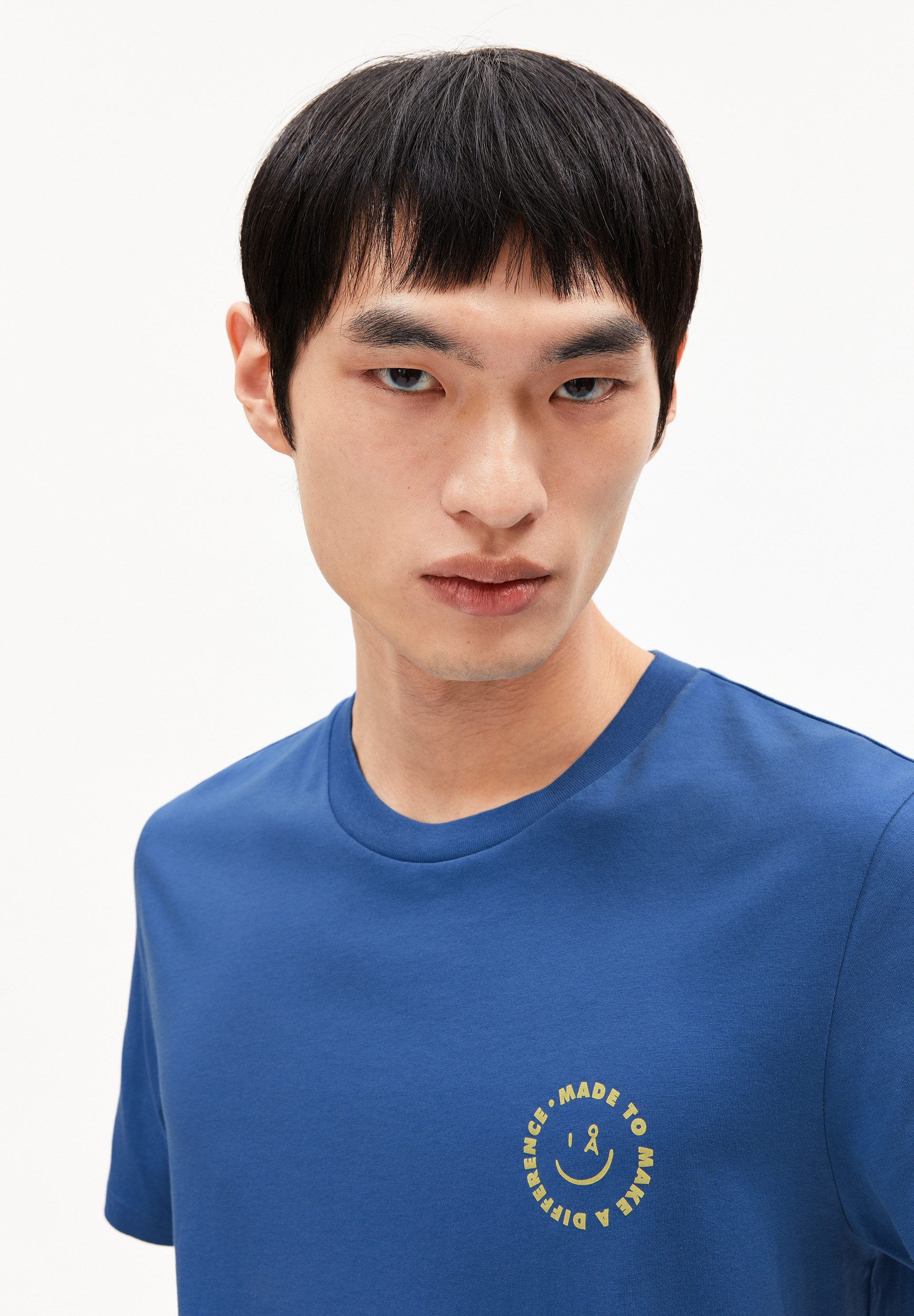 Armedangels T-Shirt JAAMES SMILEY Regular T-Shirt aus Bio-Baumwolle Regular Fit