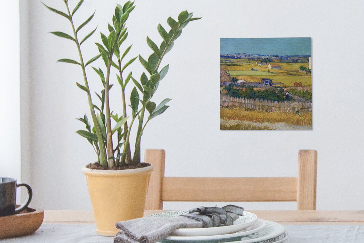 OneMillionCanvasses® Leinwandbild Die Ernte Leinwand van St), Wohnzimmer - für Vincent Gogh, Bilder bunt Schlafzimmer (1
