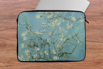 MuchoWow Laptop-Hülle Van Gogh - Mandelblüte - Alte Meister - Kunst - Vintage 13.3 Zoll, Laptopsleeve, weiches Innenfutter zum Schutz Kratzern, Laptoptasche