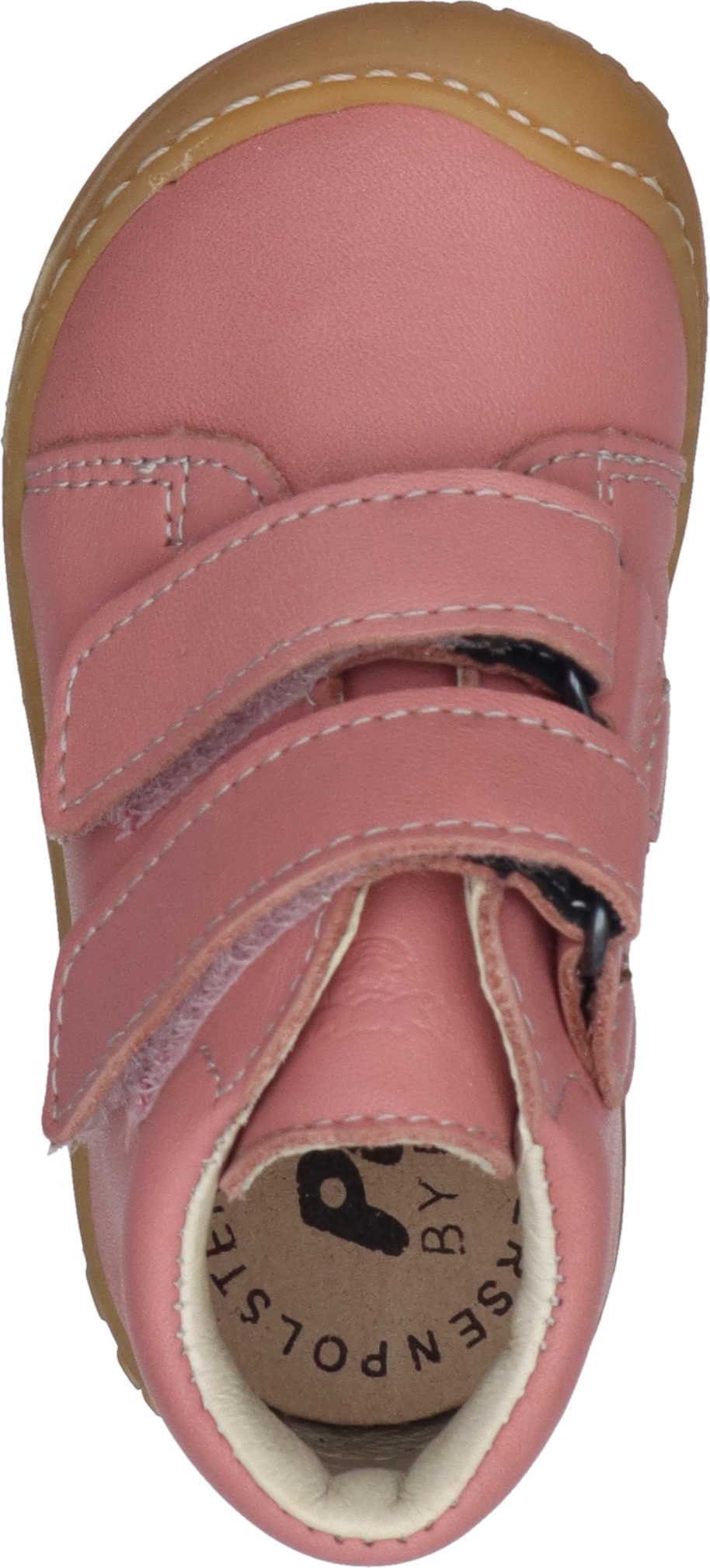 Pepino Klettschuhe Klettschuh echtem Leder rosa aus