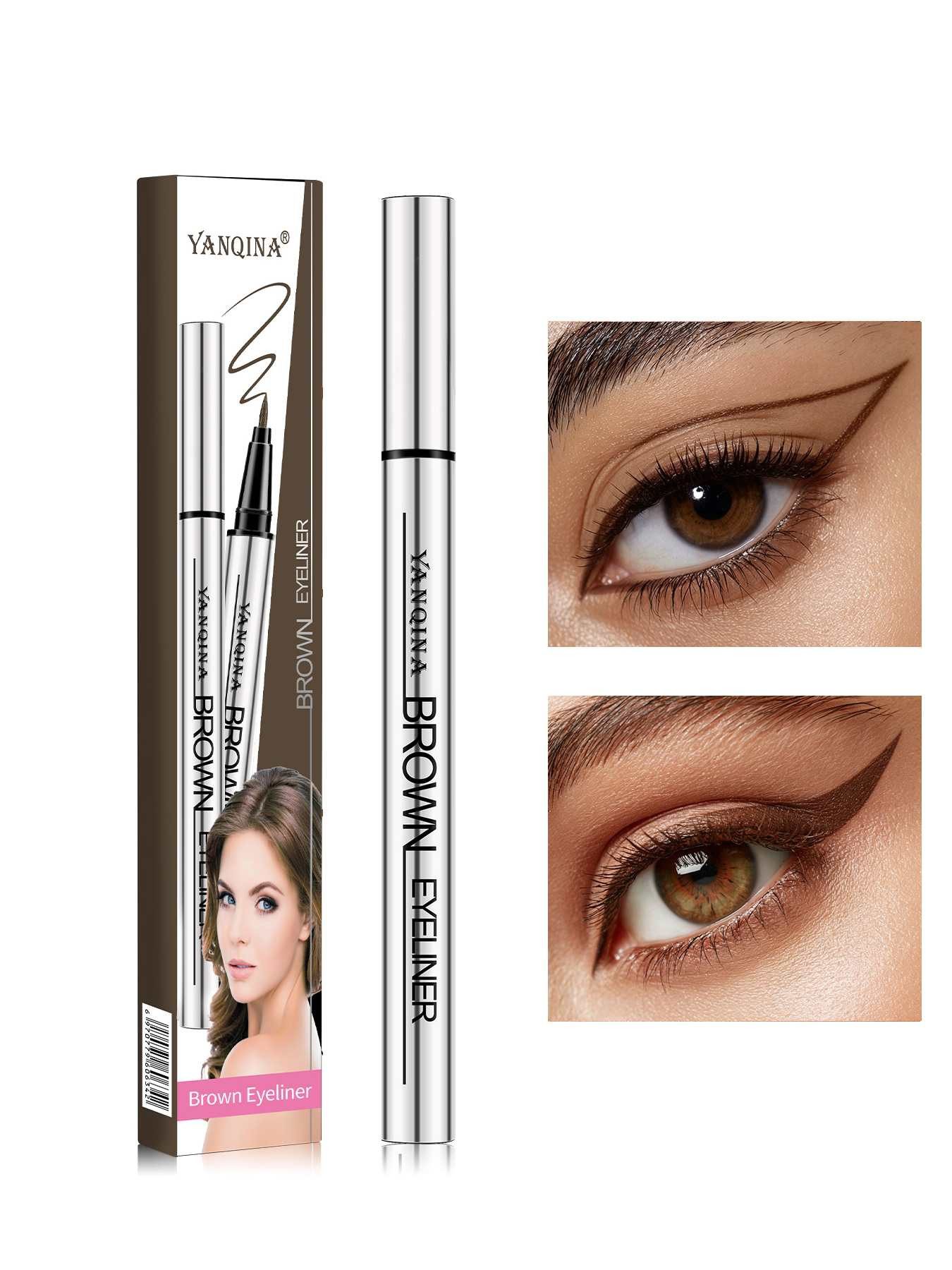 DEBAIJIA Eyeliner Flüssiger Eyeliner, wasserfest & wischfest, Langanhaltender