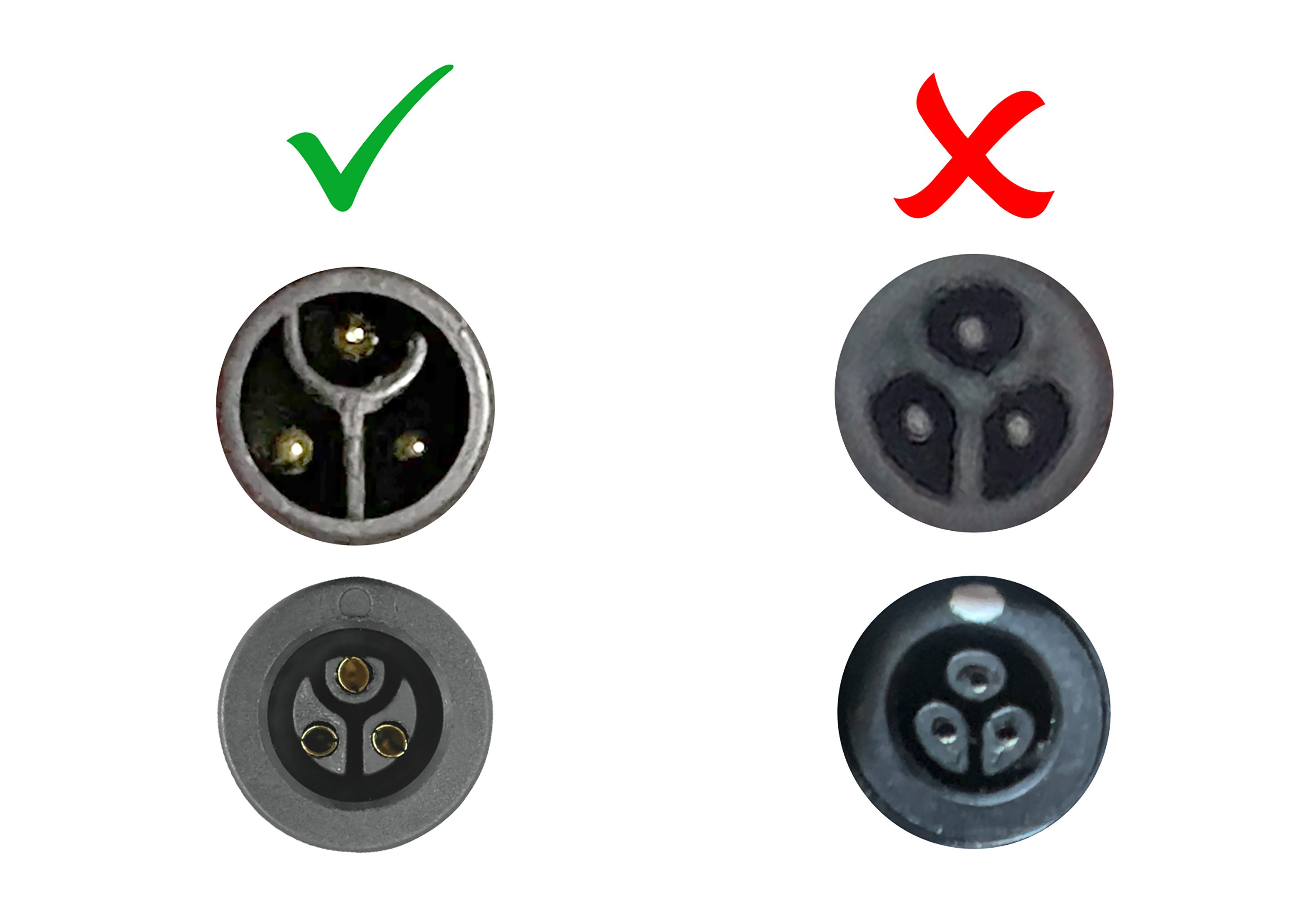 PowerSmart CSS081020E.302 Batterie-Ladegerät (3-Pin Netzteil für Pedelec, E-Bike(36V 2A)