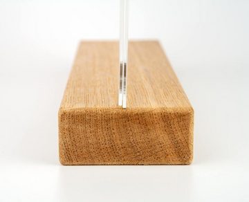 envigo.de Einzelrahmen Tischaufsteller »Eiche« DIN A4 hoch, Holz+Acrylglas