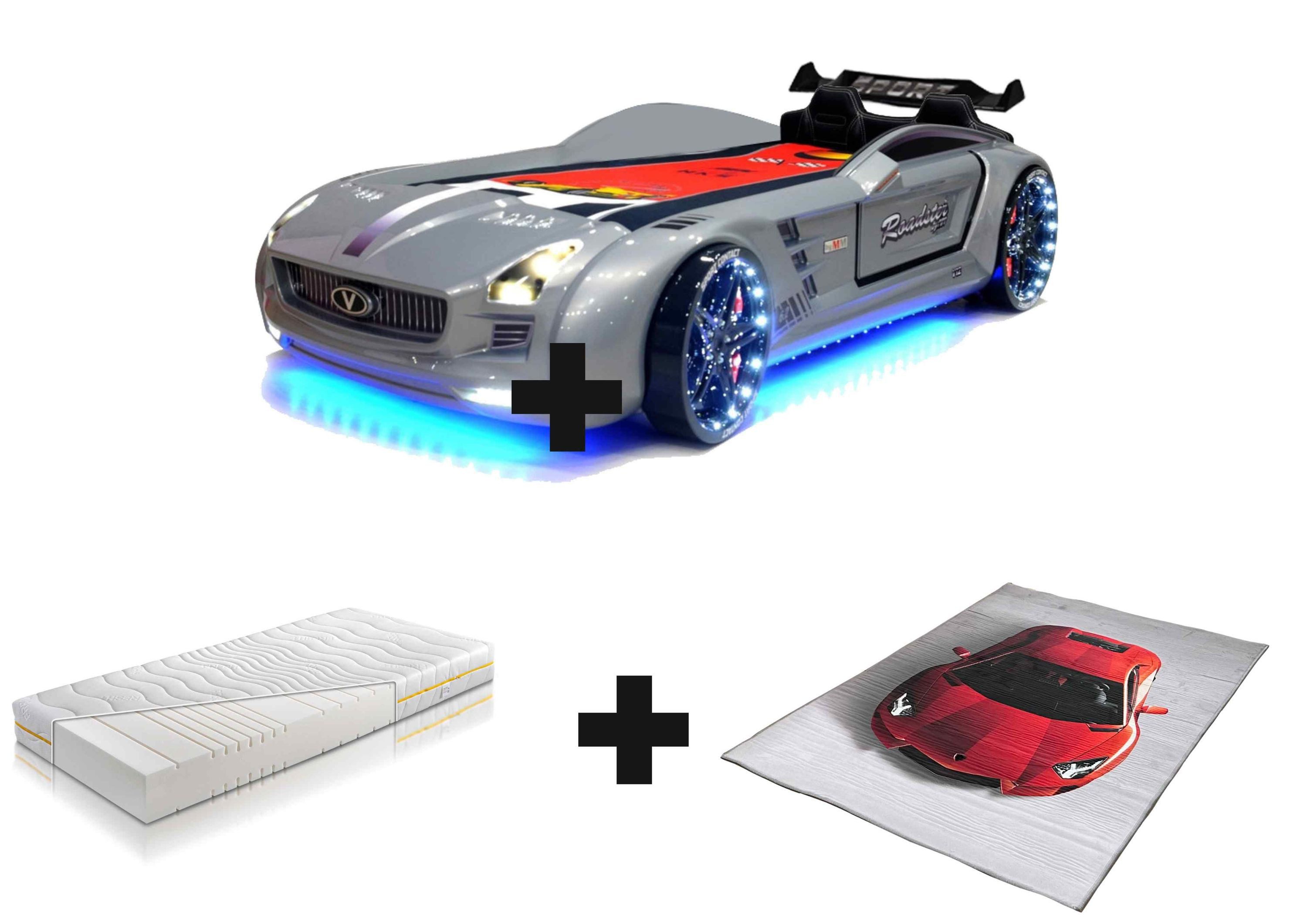 Aileenstore Autobett Rio (Matratze, Teppich, Sportsitze, günstig online kaufen