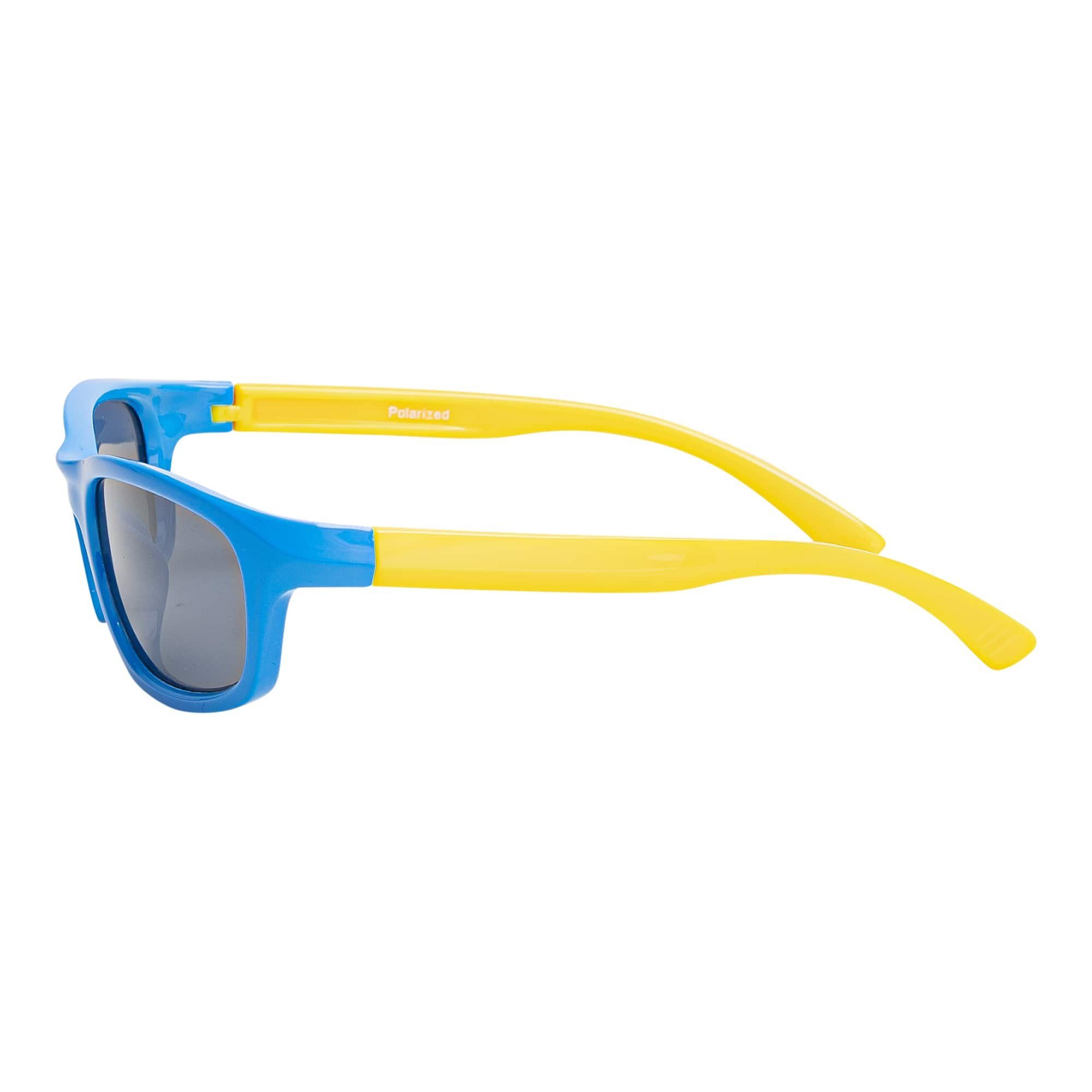 BEZLIT Sonnenbrille Designer mit Blau-Gelb Sonnenbrille (1-St) Mädchen Eyewear polarisierten Kinder Linsen Jungen