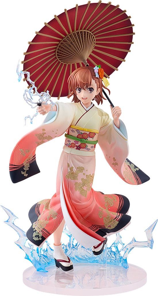Kadokawa Merchandise-Figur A Certain Scientific Railgun T Statue 1/7 Mikoto Misaka Furisode Kimon