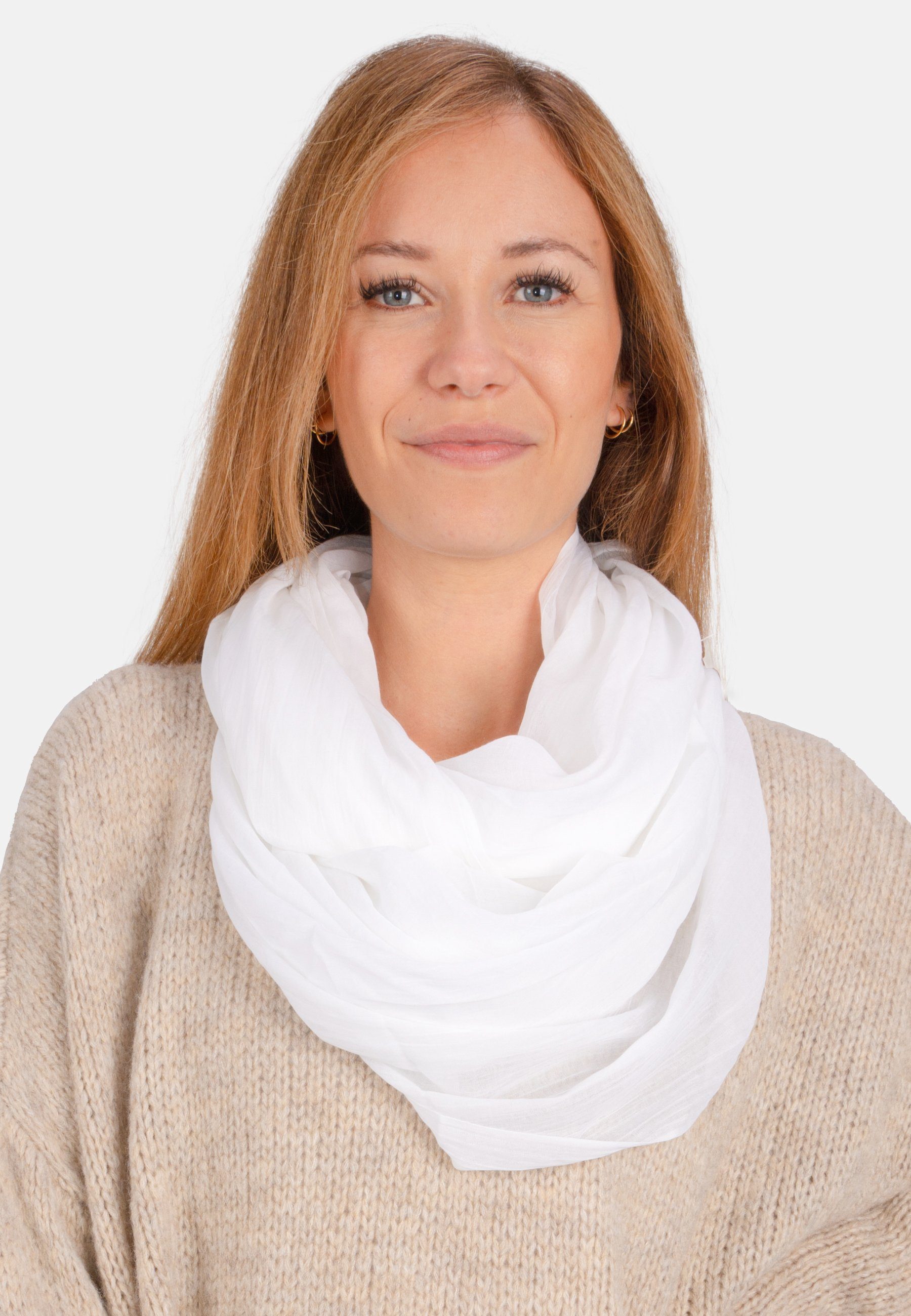 Seasons of April Loop Loop Carina Uni, Leichter & weicher Damen Loop Schal günstig online kaufen