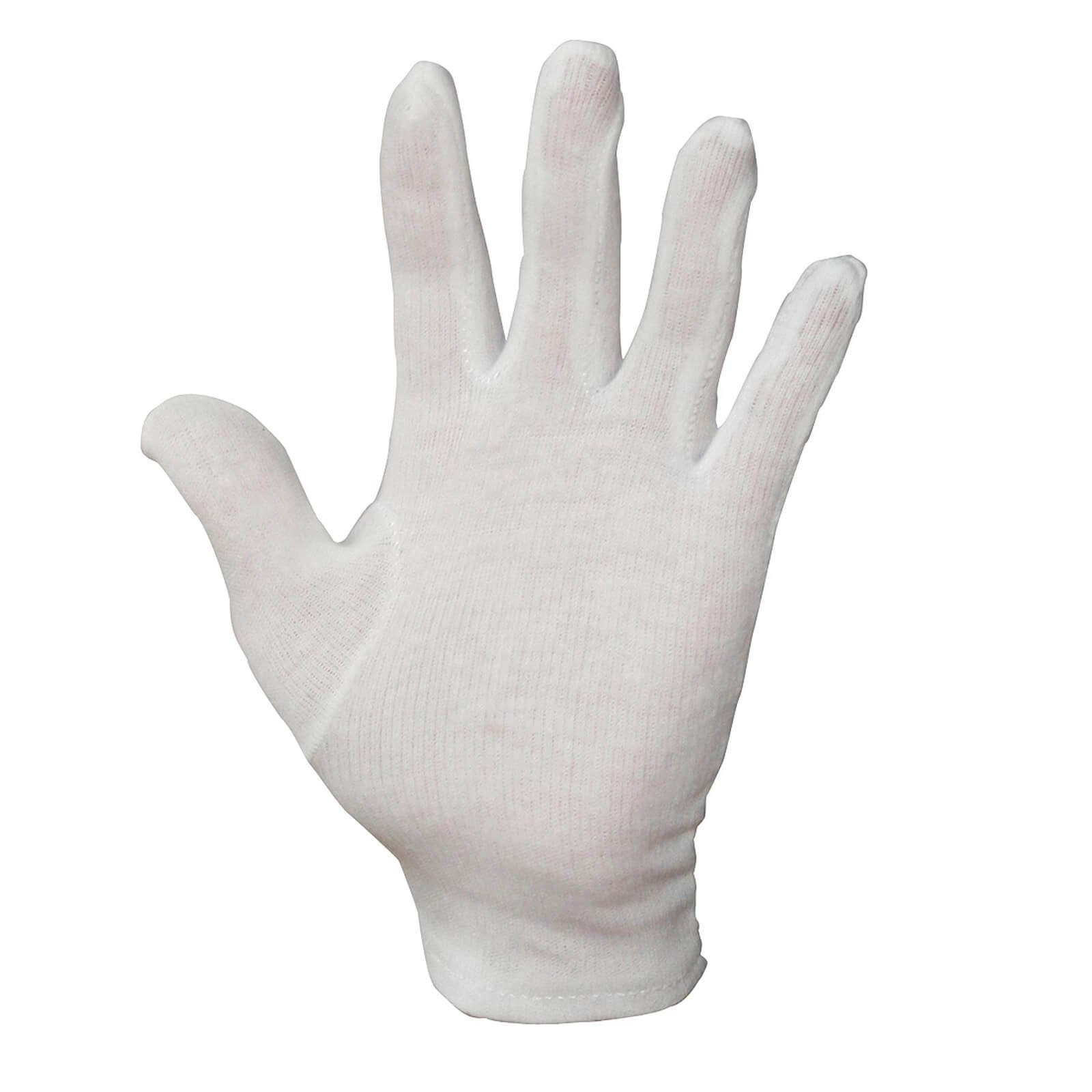 Paar VPE Trikot-Handschuhe, (Spar-Set) Unterziehhandschuhe, Baumwollhandschuhe 600 Nitras NITRAS Baumwoll