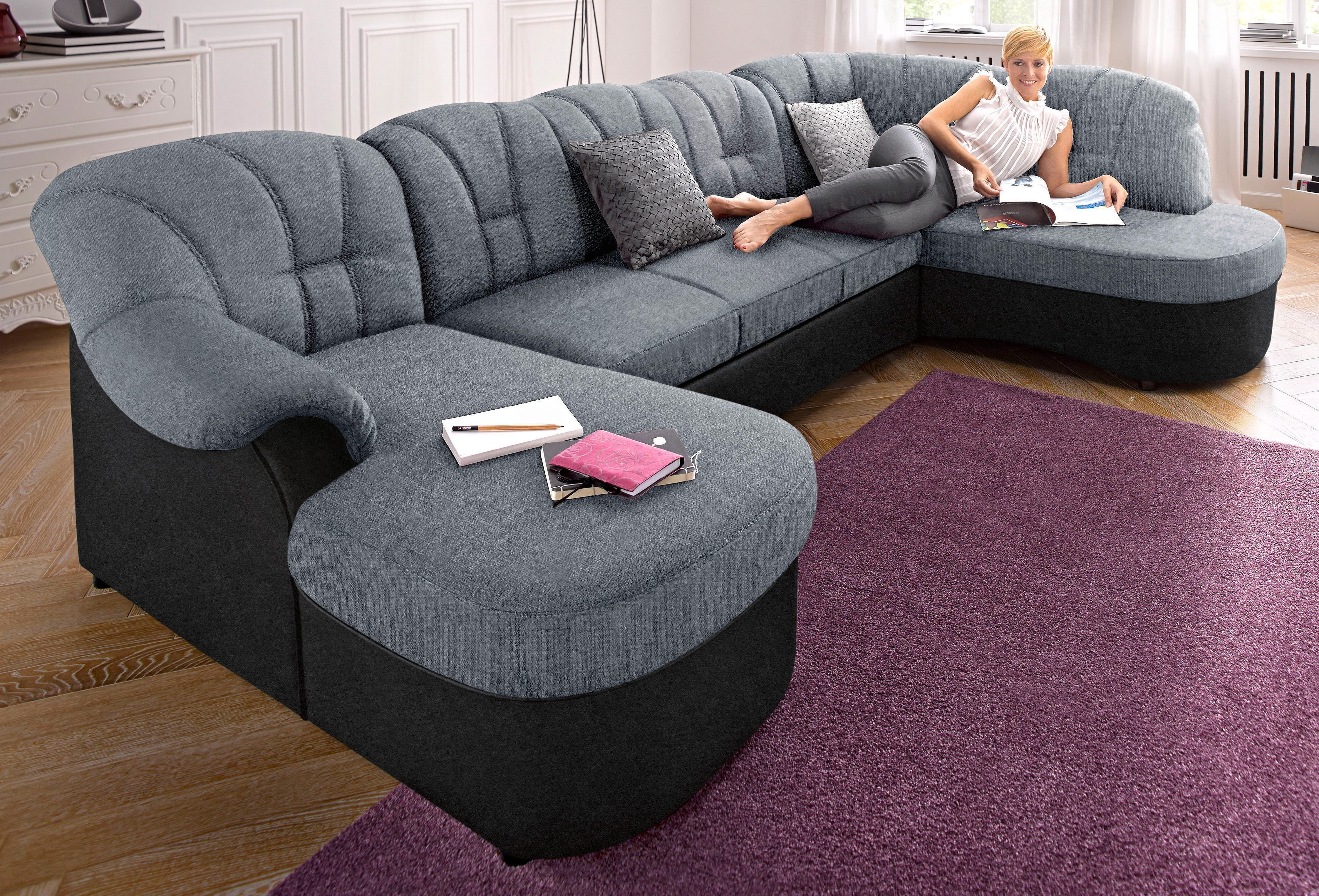 DOMO collection Wohnlandschaft "Santana mit viel Platz, komfortabel, modern günstig online kaufen