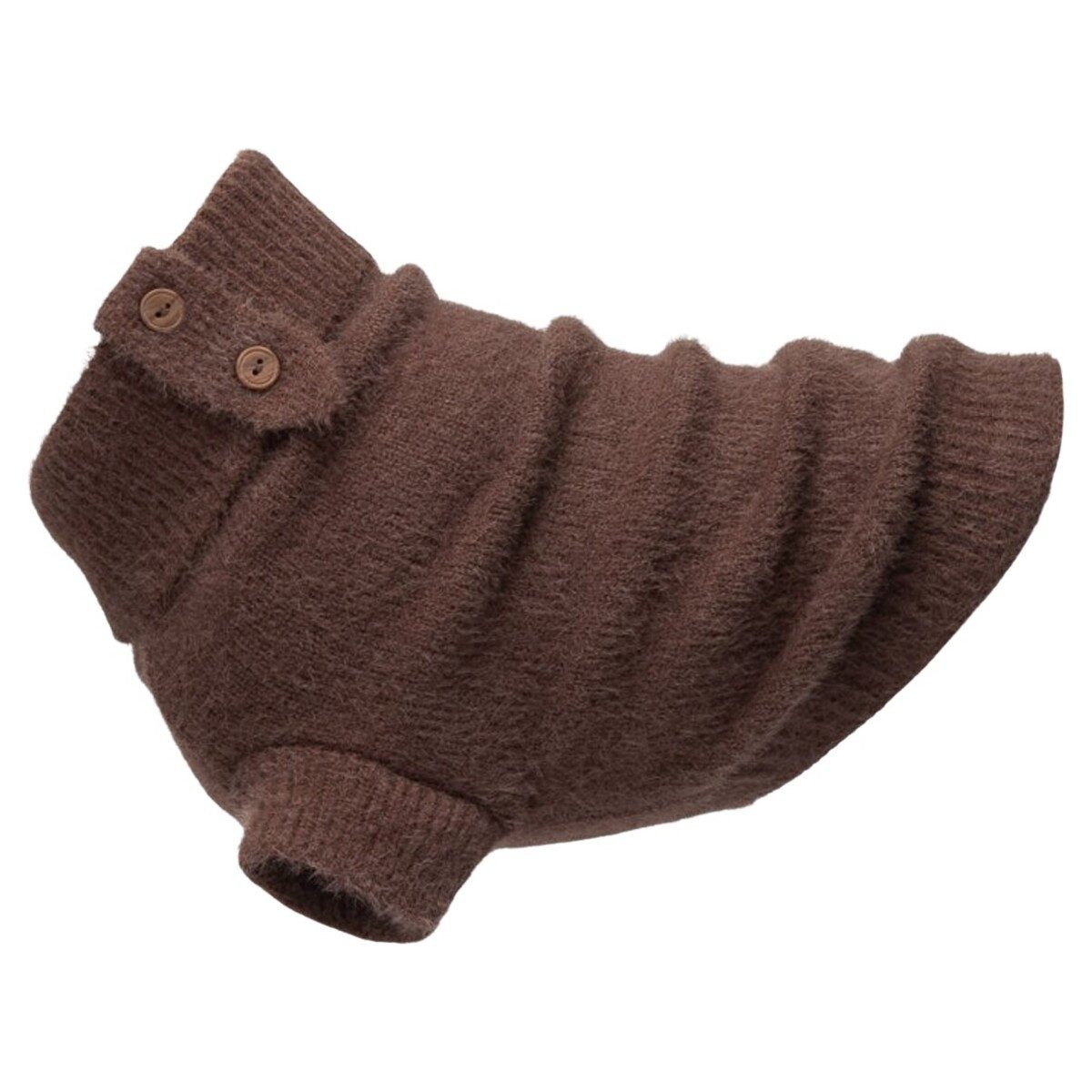 PAIKKA Hundepullover Hundepullover Furry Knit schokobraun