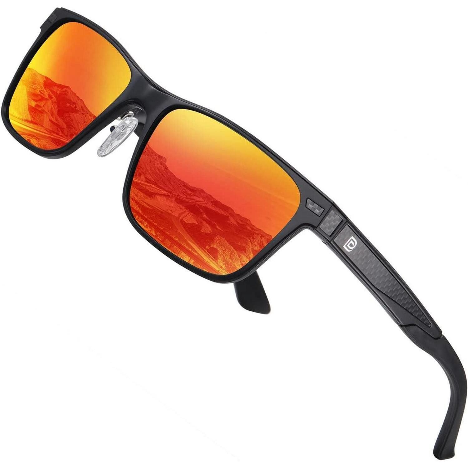 LuxusKollektion Retrosonnenbrille Sonnenbrille Herren polarisierte retro Aluminiumrahmen UV400 (1-St)