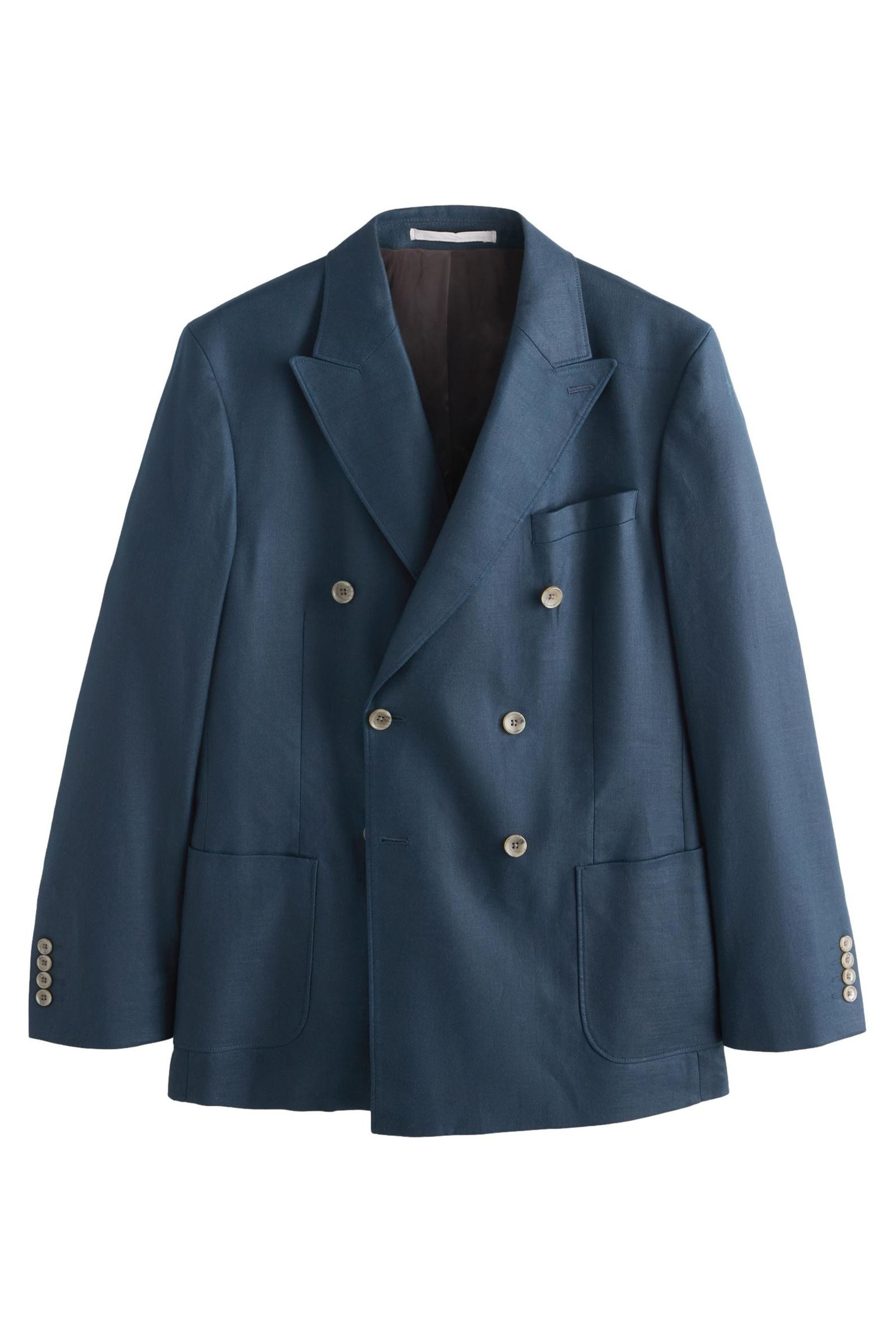 Next Jackenblazer N. Premium doppelreihiges Sakko mit Streifen (1-tlg)