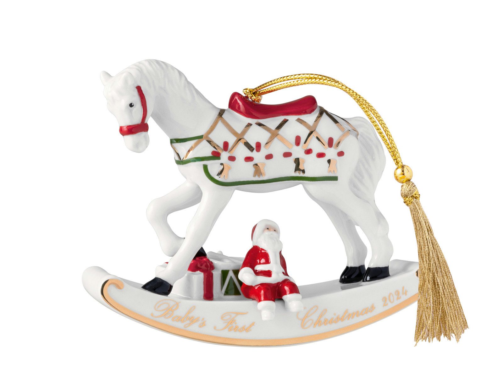 Villeroy & Boch Weihnachtsbaumkugel Christmas Classics Ornament Schaukelpferd 9cm