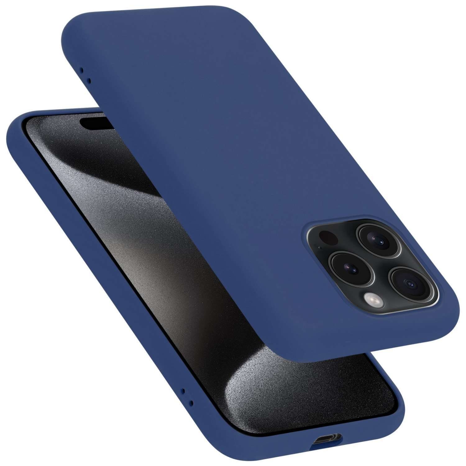 Cadorabo Handyhülle für iPhone 15 PRO Hülle Schutzhülle aus flexiblem Silikon Apple iPhone 15 PRO, Flexible Hülle TPU Silikon Schutzhülle Back Cover Case