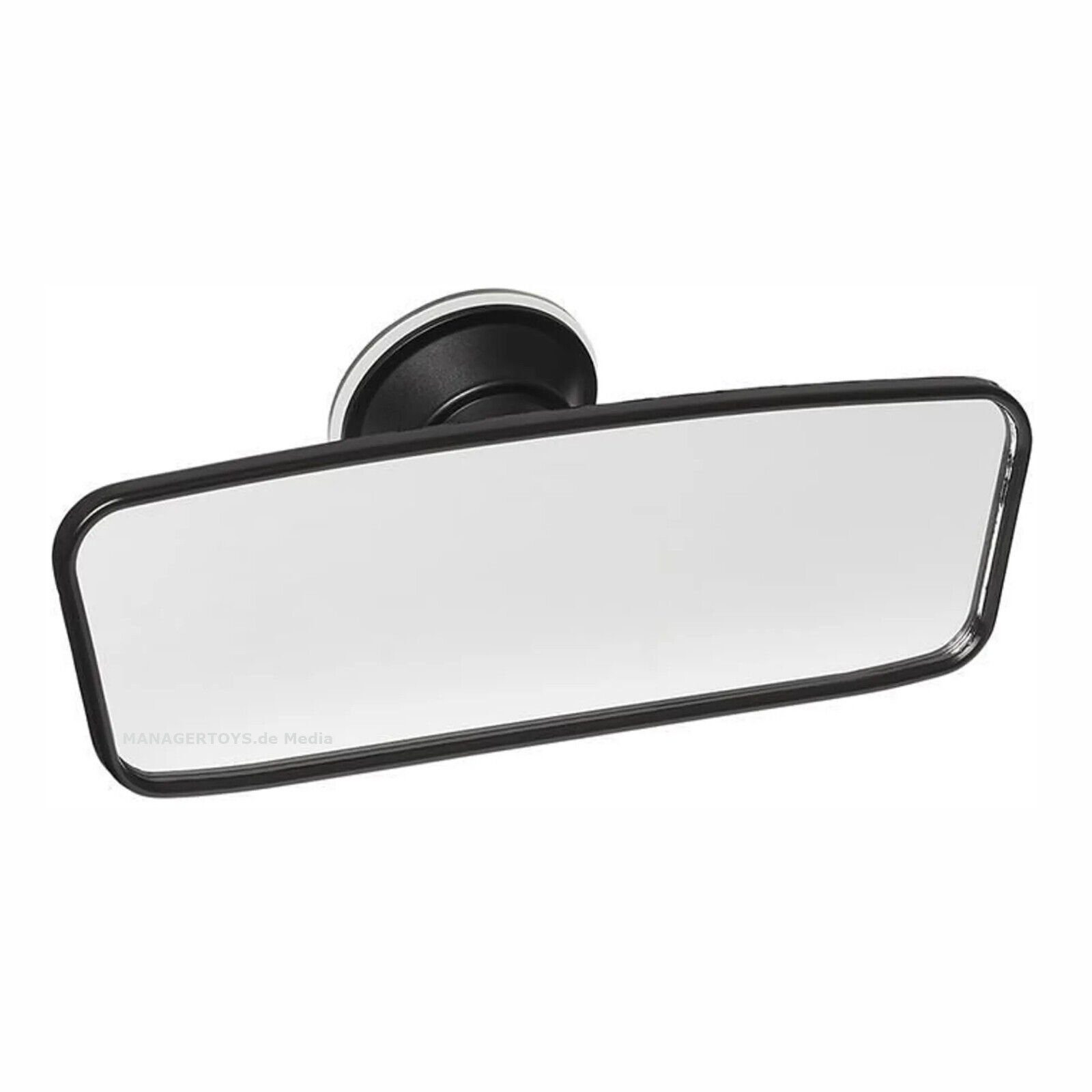 CarStyling Spiegel Rückspiegel Saugnapf 18 cm 6 Verzerrung echtes Glas x Zusatz ohne
