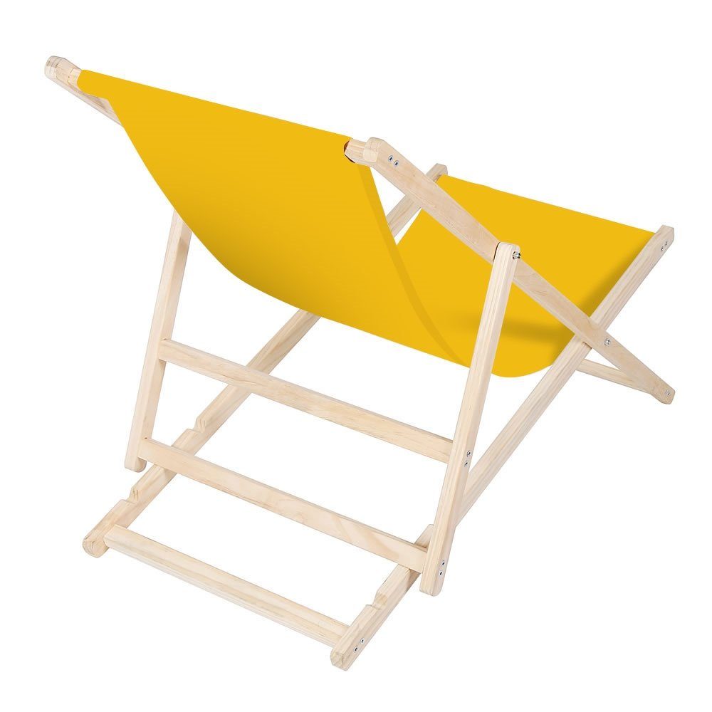 Melko Gartenstuhl Strandliege Liegestuhl Gartenliege Holz günstig online kaufen