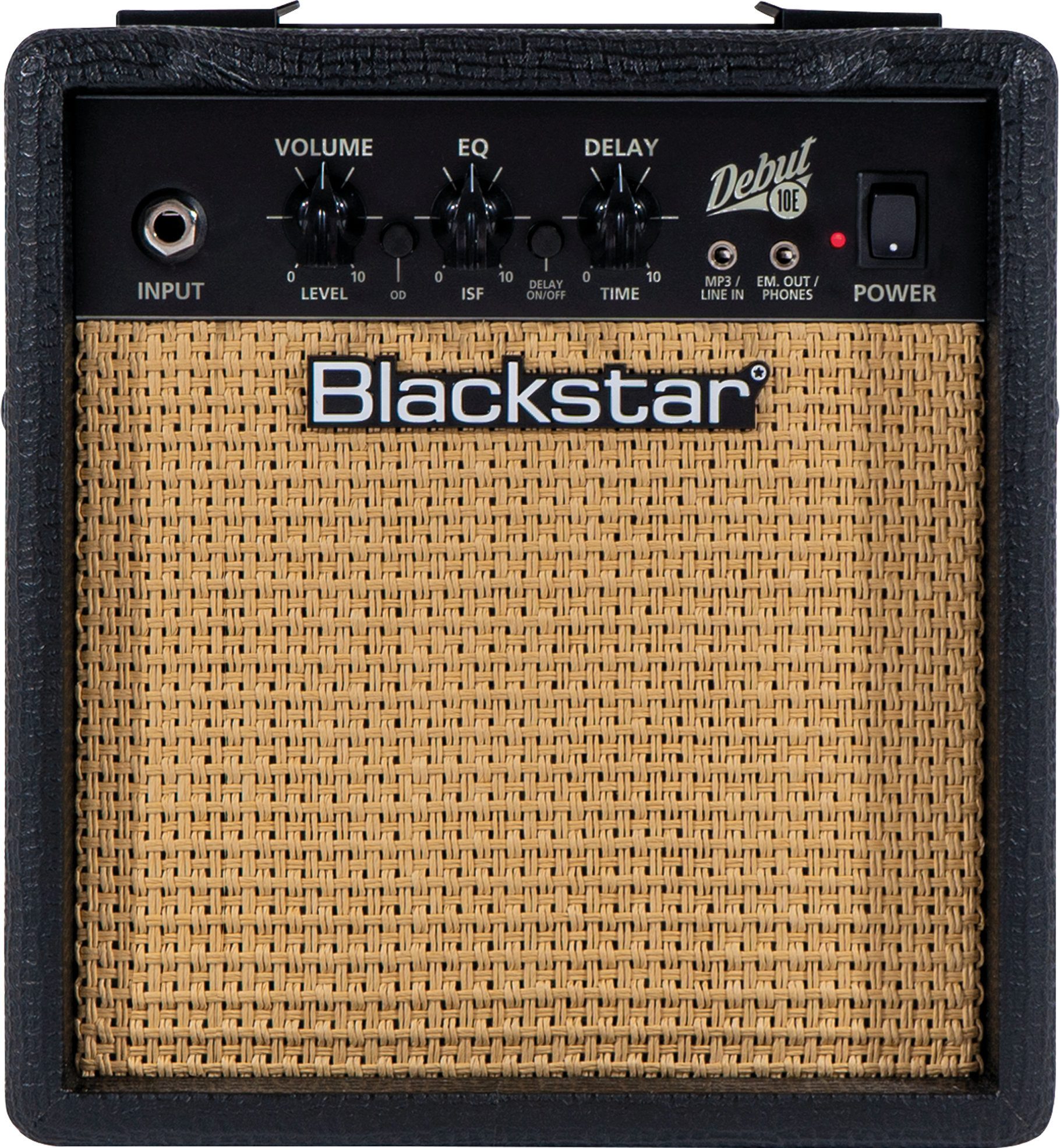 Blackstar Debut 10E Black Gitarrenverstärker Verstärker (Anzahl Kanäle: 2, 10 W, Zwei lineare 3-Zoll-Stereolautsprecher)
