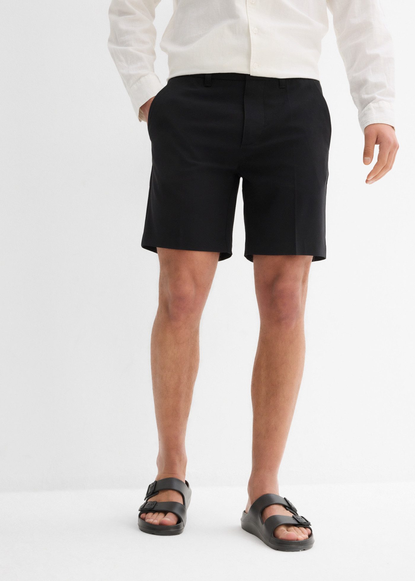 bonprix Shorts eleganter Stil, klassische Passform, mit Bügelfalten