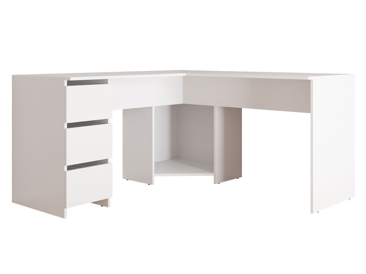 MIRJAN24 Schreibtisch Fotyn, mit 3 Schubladen und Fächer, symmetrisch Schre günstig online kaufen