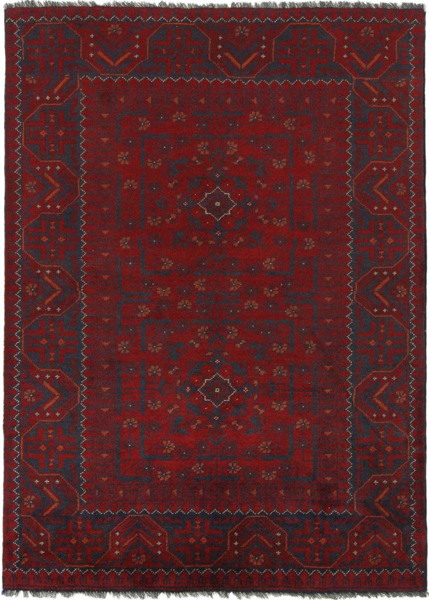 Orientteppich Khal Mohammadi 103x145 Handgeknüpfter Orientteppich, Nain Trading, rechteckig, Höhe: 6 mm