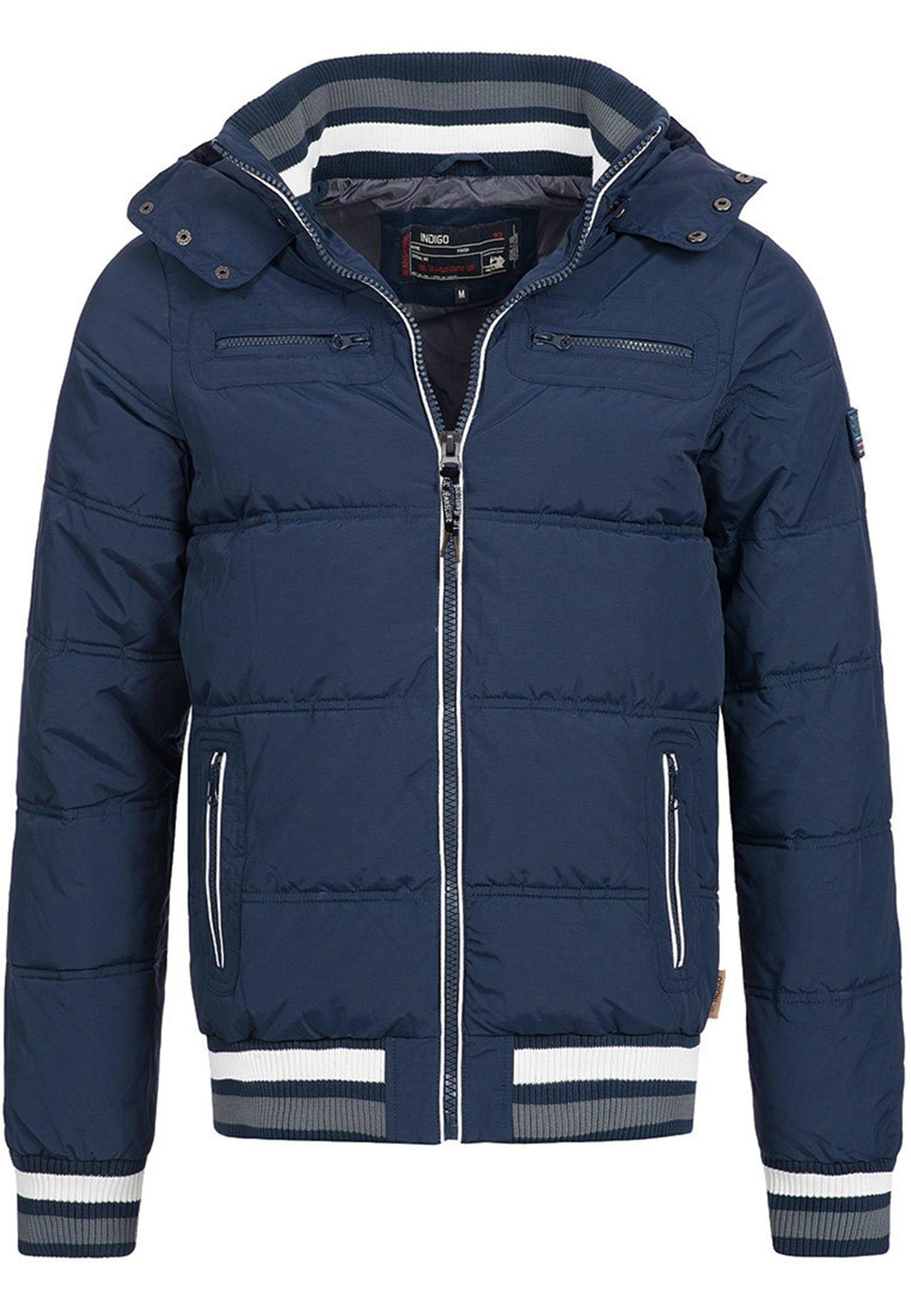 Steppjacke Blau Indicode Marlon