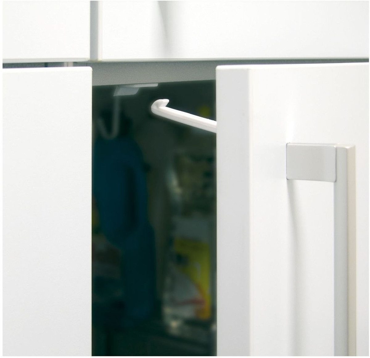 Kettenschloss Tür/Schubladensicherung BS 802 VE=6 Stück weiß