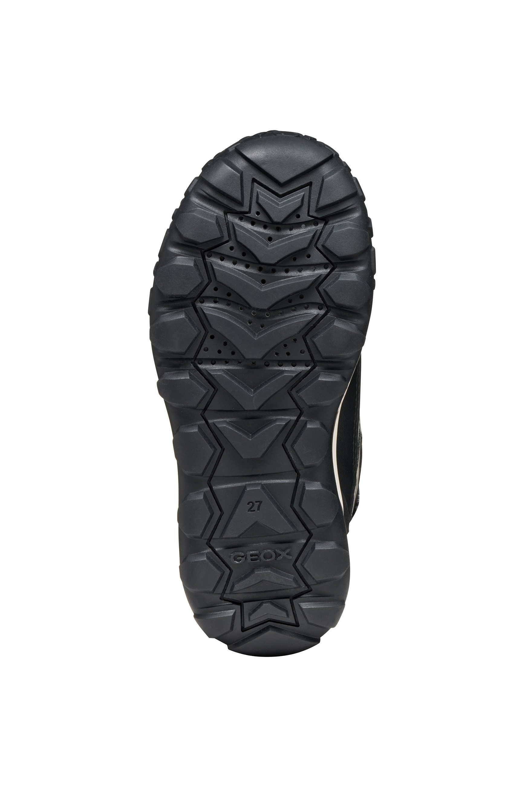 Geox J TREKKYUP GIRL B AB Winterboots Freizeitstiefel, Boots mit Warmfutter, Größenschablone zum Download