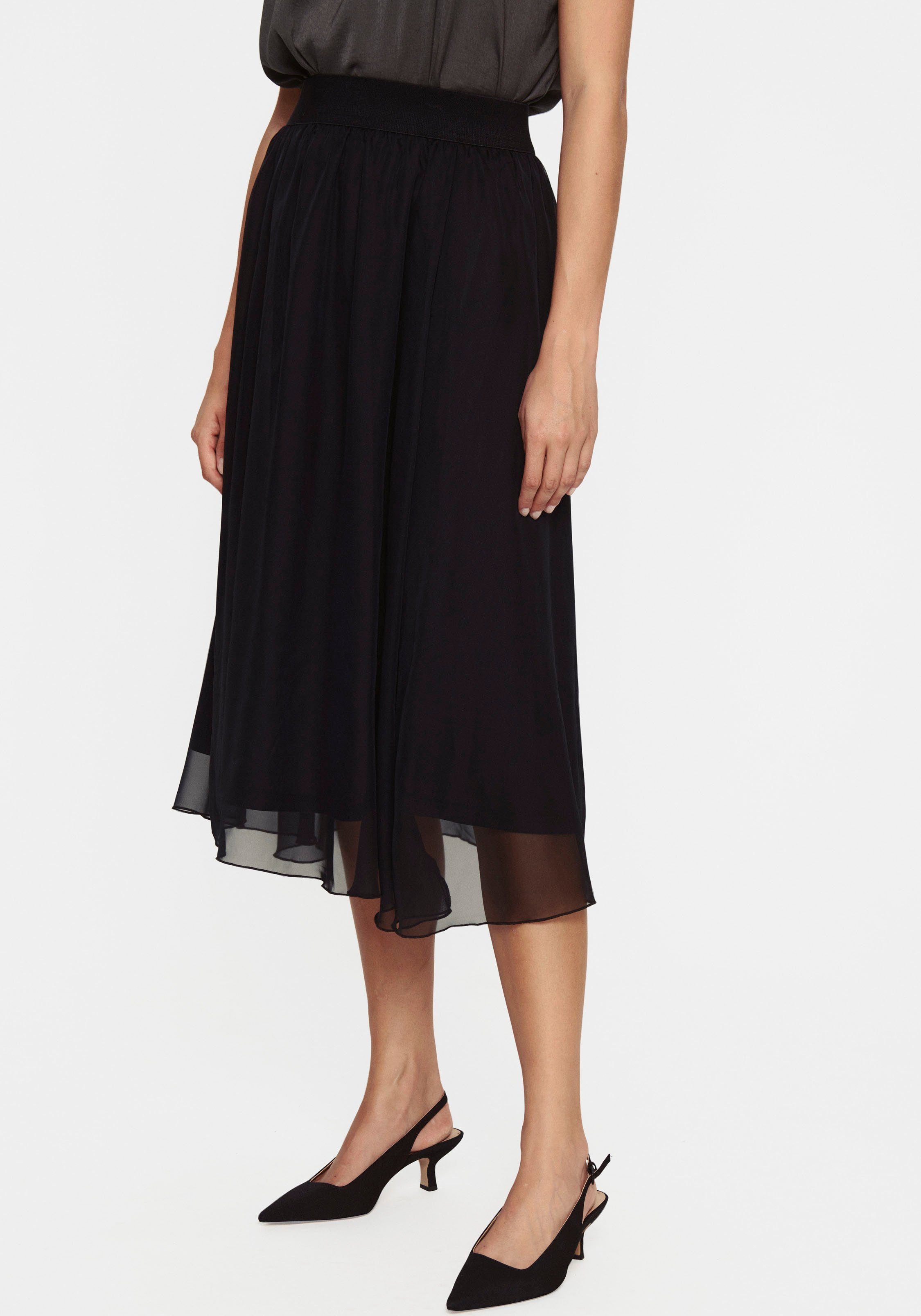 Saint Tropez Maxirock Skirt Black CoralSZ