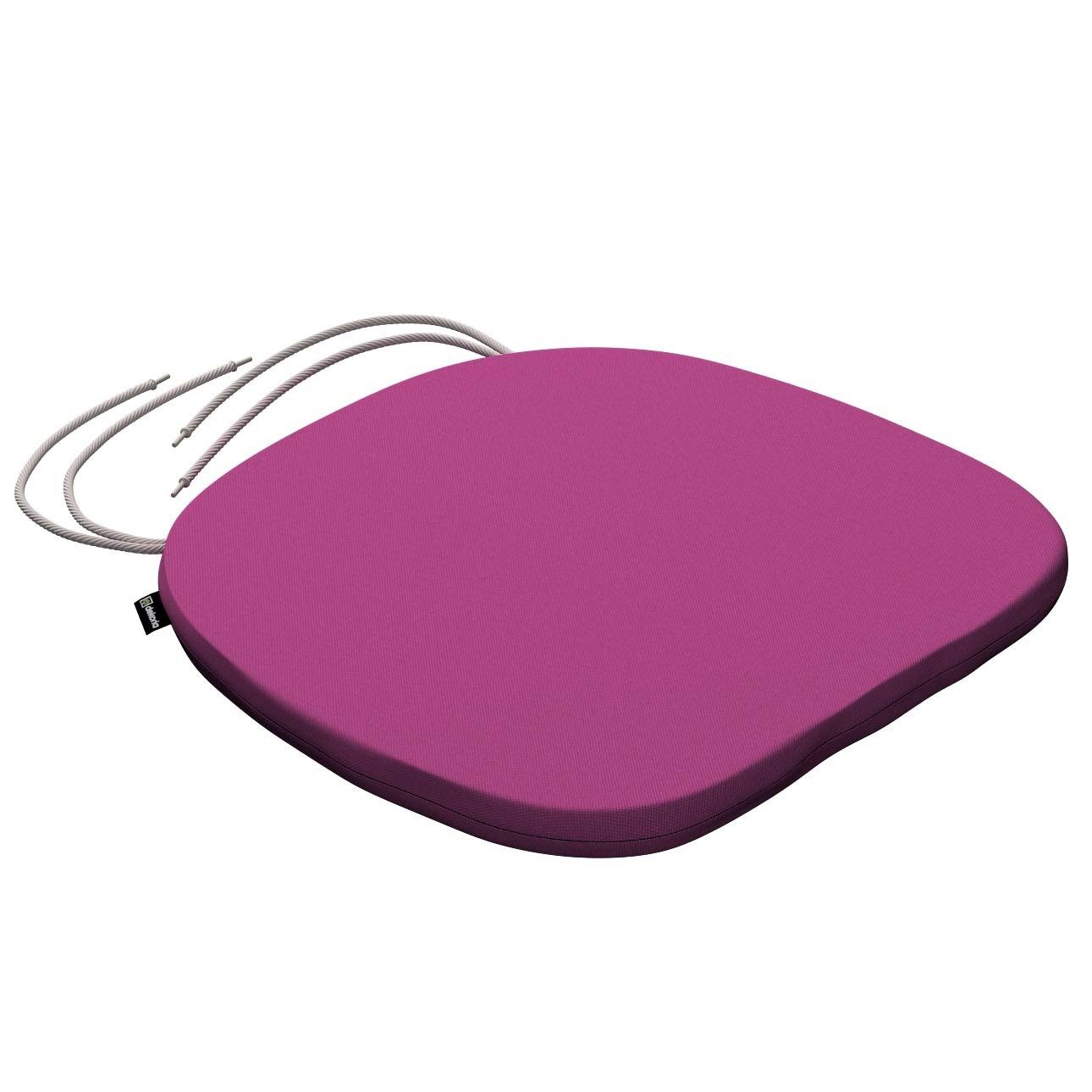 Dekoria Dekokissen Stuhlkissen Marcus mit Bindeschnur 40 x 37 x 2,5 cm, Etna