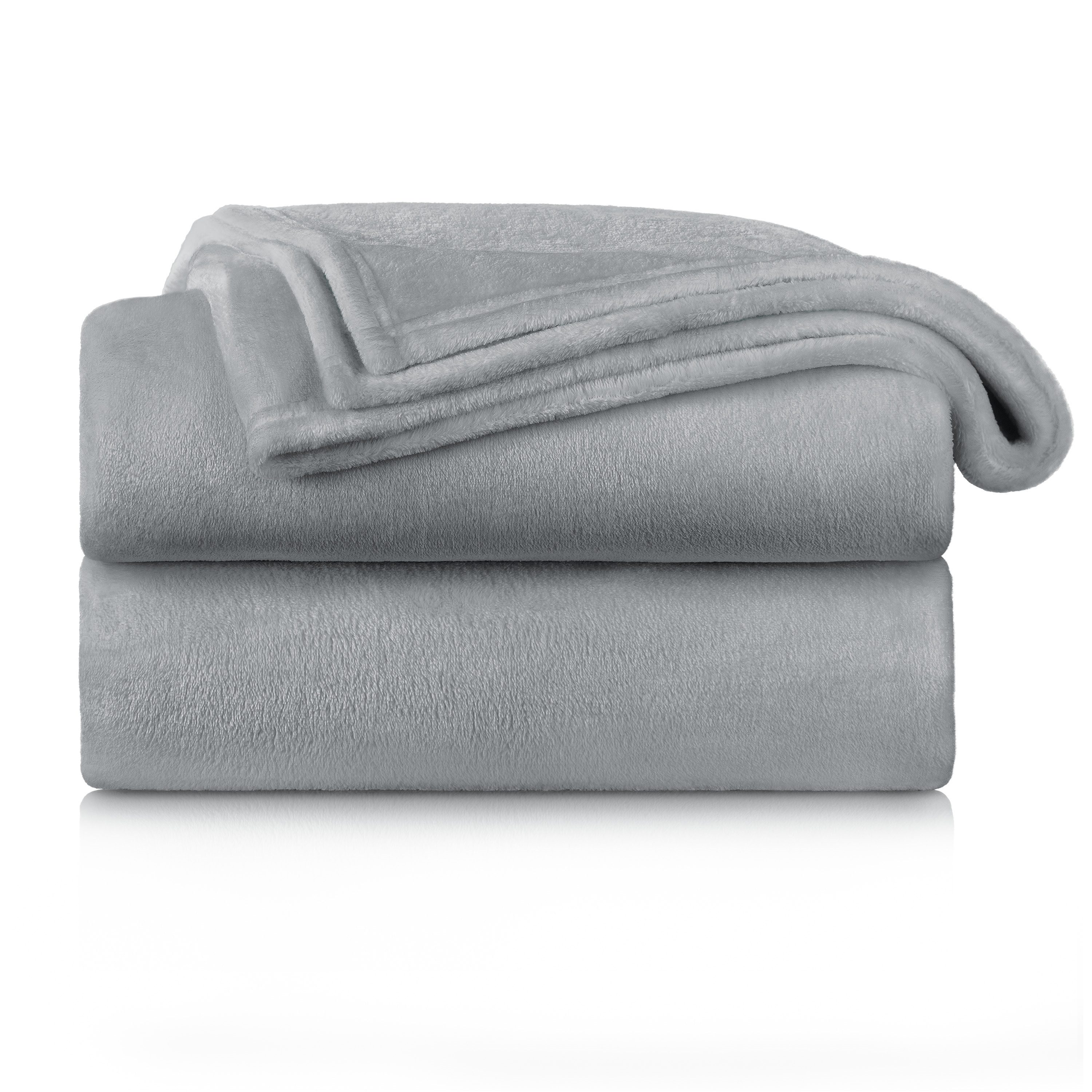 Wohndecke Kuschelige Fleecedecke, Oeko-Tex zertifizierte Decke, Blumtal